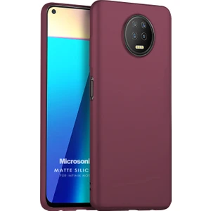 Matte Silicone Infinix Note 7 Kılıf Mor