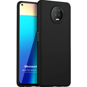 Matte Silicone Infinix Note 7 Kılıf Siyah
