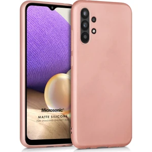 Matte Silicone Galaxy A32 5G Kılıf Rose Gold