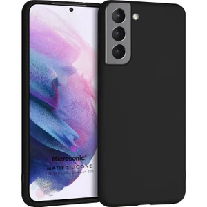 Matte Silicone Galaxy S21 Kılıf Siyah