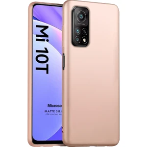 Matte Silicone Xiaomi Mi 10T Kılıf Gold