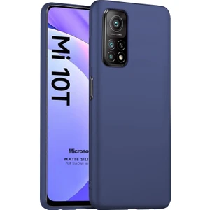 Matte Silicone Xiaomi Mi 10T Kılıf Lacivert