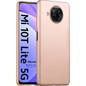 Matte Silicone Xiaomi Mi 10T Lite Kılıf Gold