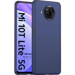 Matte Silicone Xiaomi Mi 10T Lite Kılıf Lacivert