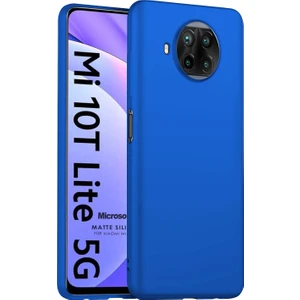 Matte Silicone Xiaomi Mi 10T Lite Kılıf Mavi