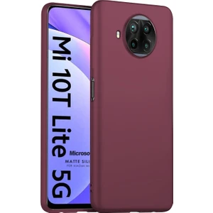 Matte Silicone Xiaomi Mi 10T Lite Kılıf Mor