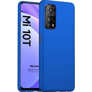 Matte Silicone Xiaomi Mi 10T Pro Kılıf Mavi