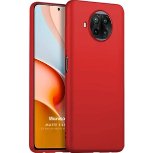 Matte Silicone Xiaomi Redmi Note 9 Pro 5g Kılıf Kırmızı