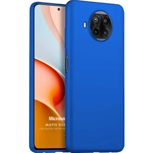 Matte Silicone Xiaomi Redmi Note 9 Pro 5g Kılıf Mavi