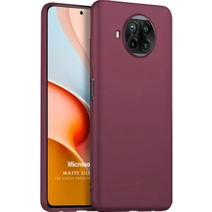 Matte Silicone Xiaomi Redmi Note 9 Pro 5g Kılıf Mor