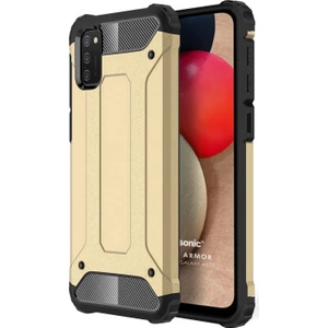 Samsung Galaxy A02S Kılıf Rugged Ar Gold