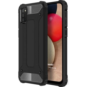 Samsung Galaxy A02S Kılıf Rugged Ar Siyah
