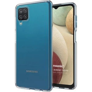 Samsung Galaxy A12 Kılıf Transparent Soft Beyaz