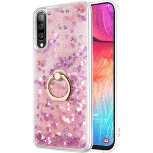 Galaxy A70 Kılıf Glitter Liquid Holder Pembe