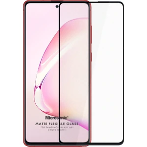 Samsung Galaxy A81 Matte Flexible Ekran Koruyucu Siyah