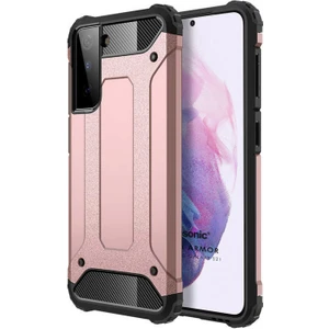 Galaxy S21 Kılıf Rugged Ar Rose Gold