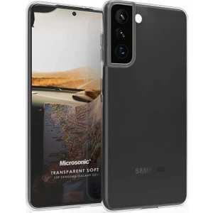Samsung Galaxy S21 Kılıf Transparent Soft Beyaz