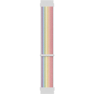 Samsung Gear S3 Classic Hasırlı Kordon Woven Sport Loop Şeffaf