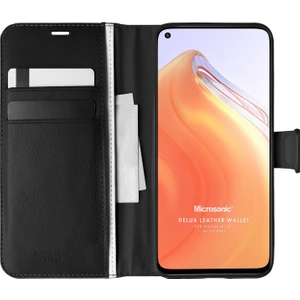 Xiaomi Mi 10T Kılıf Delux Leather Wallet Siyah