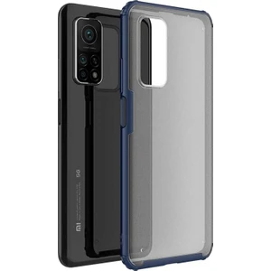 Xiaomi Mi 10T Kılıf Frosted Frame Lacivert