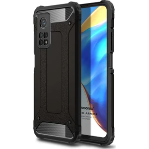 Xiaomi Mi 10T Kılıf Rugged Ar Siyah