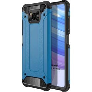 Xiaomi Poco X3 Nfc Kılıf Rugged Ar Mavi