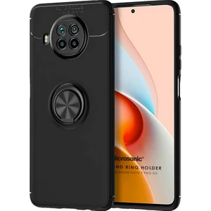 Xiaomi Redmi Note 9 Pro 5g Kılıf Kickstand Ring Holder Siyah