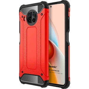 Xiaomi Redmi Note 9 Pro 5g Kılıf Rugged Ar Kırmızı