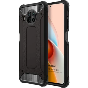 Xiaomi Redmi Note 9 Pro 5g Kılıf Rugged Ar Siyah