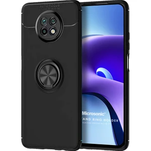 Xiaomi Redmi Note 9t Kılıf Kickstand Ring Holder Siyah