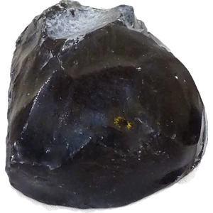 Otantik Gümüş , Doğal Obsidiyen Taşı Volkanik Parça Kaya 014