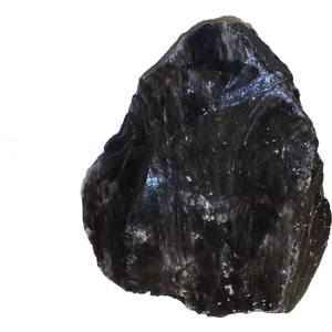 Otantik Gümüş , Doğal Oluşum Obsidiyen Taşı Parça Kaya 012