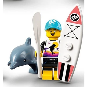 Minifigures 71029 Series 21 : 1.Paddle Surfer (Kapalı Paket 1 Adet Minifigür)