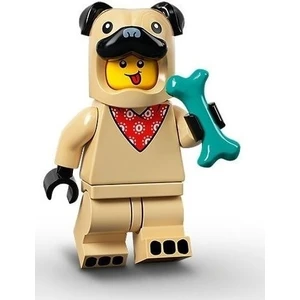 Minifigures 71029 Series 21 : 5.Pug Costume Guy (Kapalı Paket 1 Adet Minifigür)