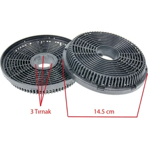 Simfer 8613 Davlumbaz & Aspiratör Karbon Filtresi KF0015