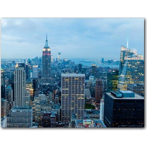Caka Tablo Ahşap Tablo New York Havalı Binalar