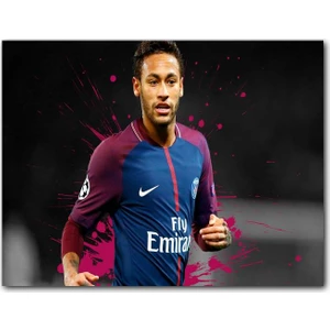 Caka Tablo Ahşap Tablo Neymar Jr