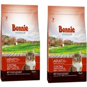 Biftekli Kokteyl Kedi Maması 1,5 kg * 2 Adet