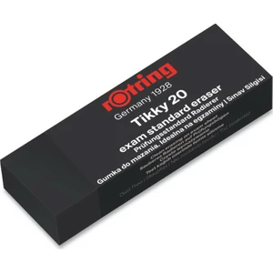 Tikky-20 Büyük Sınav Silgisi Siyah 20'li