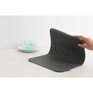 Dark Grey Silikon Bulaşık Kurutma Matı
