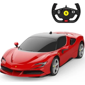 1:14 Ferrari SF90 Stradale Işıklı Uzaktan Kumandalı Araba 34 cm.Kırmızı 3+ Yaş