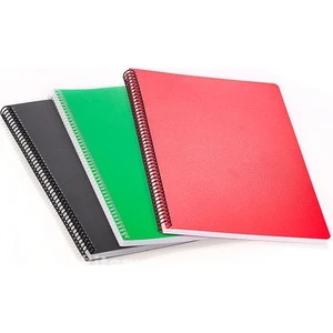 A4 Telli Kareli Spiralli Defter 3'lü