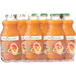 Benorganic Şeftali-Kayısı-Elma Suyu 6 x 946 ml