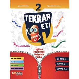 On Burda Yayınları 2. Sınıf Tekrar Et 10 Fasikül Çözümlü Deneme Ekli