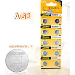 Tianqia Ag8 LR55 LR1120H 391A Alkalin Pil 10 Lu Paket