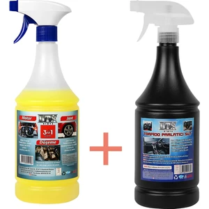 Dtx Kimya Döşeme Jant ve Motor Temizleme Sıvısı 1 Lt + Torpido Parlatıcı Süt 500 ml %50 Indirimli