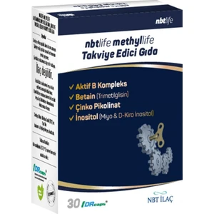 Nbt Life Methyllife Aktif B Kompleks 30 Kapsül