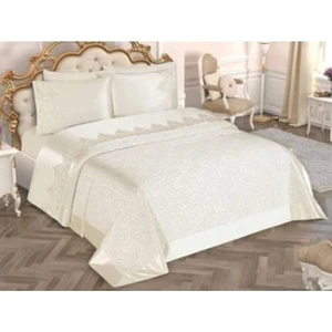 Çift Kişilik Pike Takımı Krem