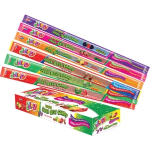 Jellopy Karışık Meyve Aromalı Ekşili Şerit Yumuşak Şeker 20 gr x 72'li