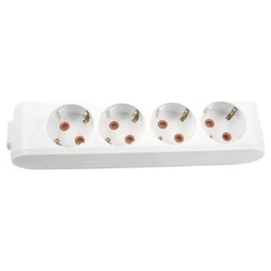 Multi-Let 4lü Priz Topraklı Klemensli Çocuk Korumalı